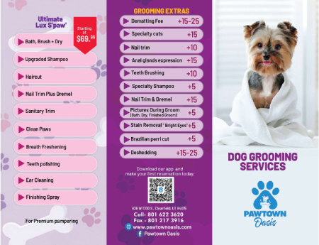 Oasis dog spa and hot sale shoppe